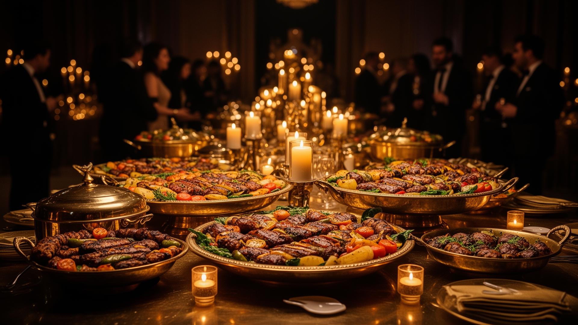 Premium Syrian catering buffet